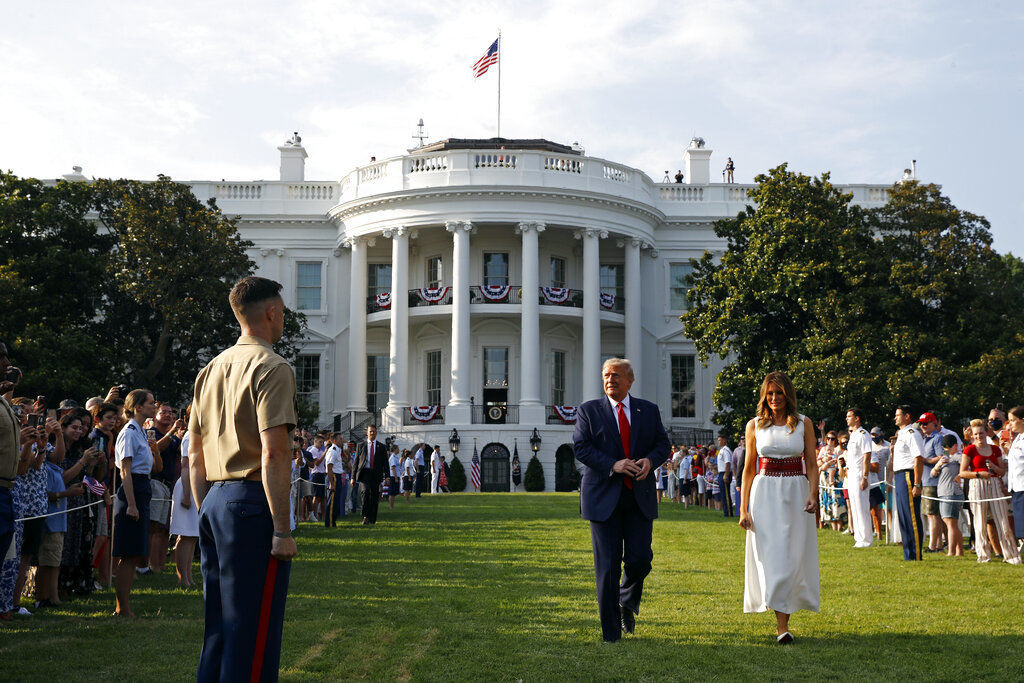 APTOPIX Trump July 4